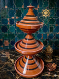 طقم مغربي 3 قطع عسلي