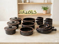 طقم العروسة 18 قطعة لون اسود